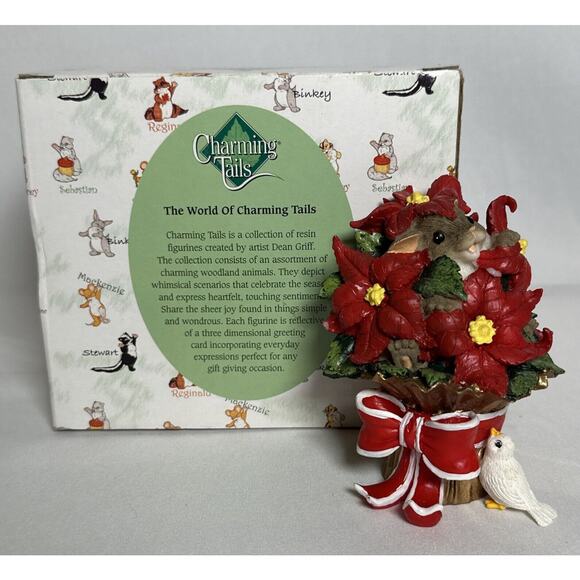 Fitz and Floyd Charming Tails Figurine "You Really Get Into The Holidays" - Picture 6 of 6
